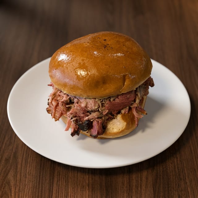Pulled Pork Sandwich.